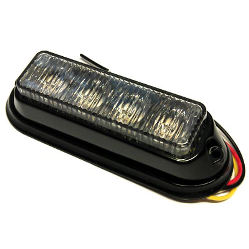 Axixtech blå M36 4xLED strobe modul TLED 12~24V