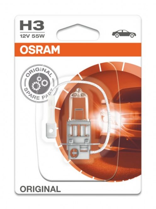 Hovedbilde H3 55W Osram 12V PK22s