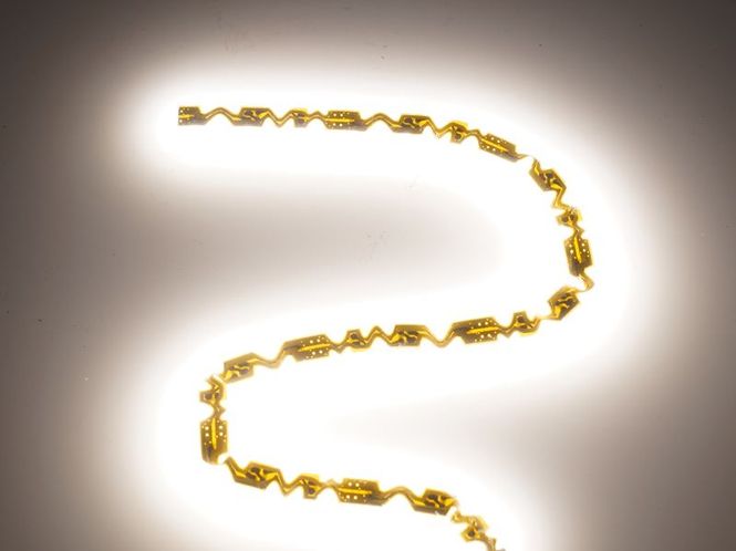 Hovedbilde 12V kaldhvitt 5m Zig Zag LED ...