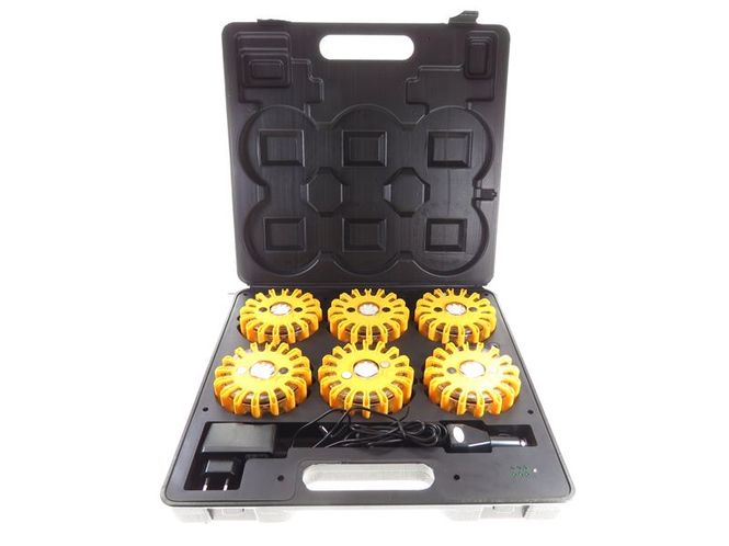 Hovedbilde 6 stk gule multi-Flare ...