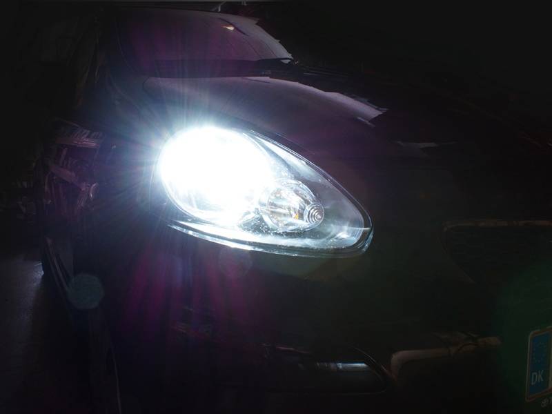 H8, H9, H11, H16 (jp) Power LED kit m/2 stk pærer 9-32V