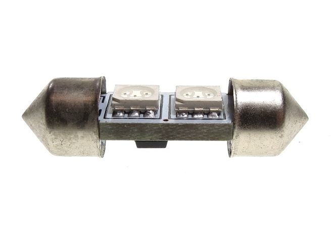 Hovedbilde 30mm 2 x SMD Pinolpære 24V