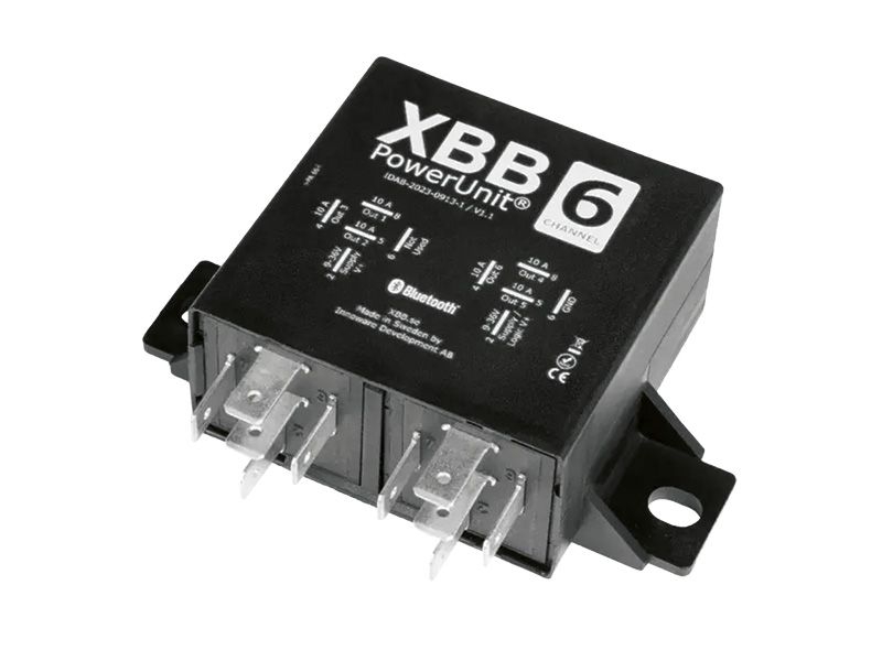 XBB PowerUnit 6ch Trådløst Mottakerrelé med 6 Kanaler