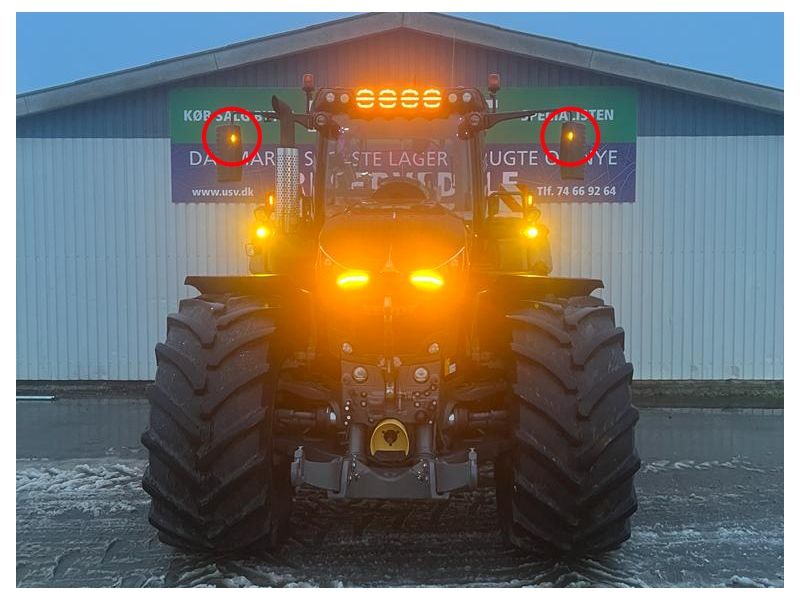 Gult lys til Fendt speil