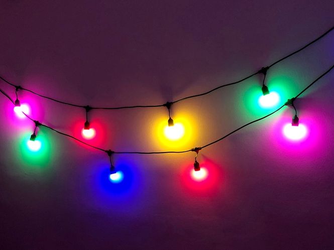 Hovedbilde Avide party lyskjede med 24 ...