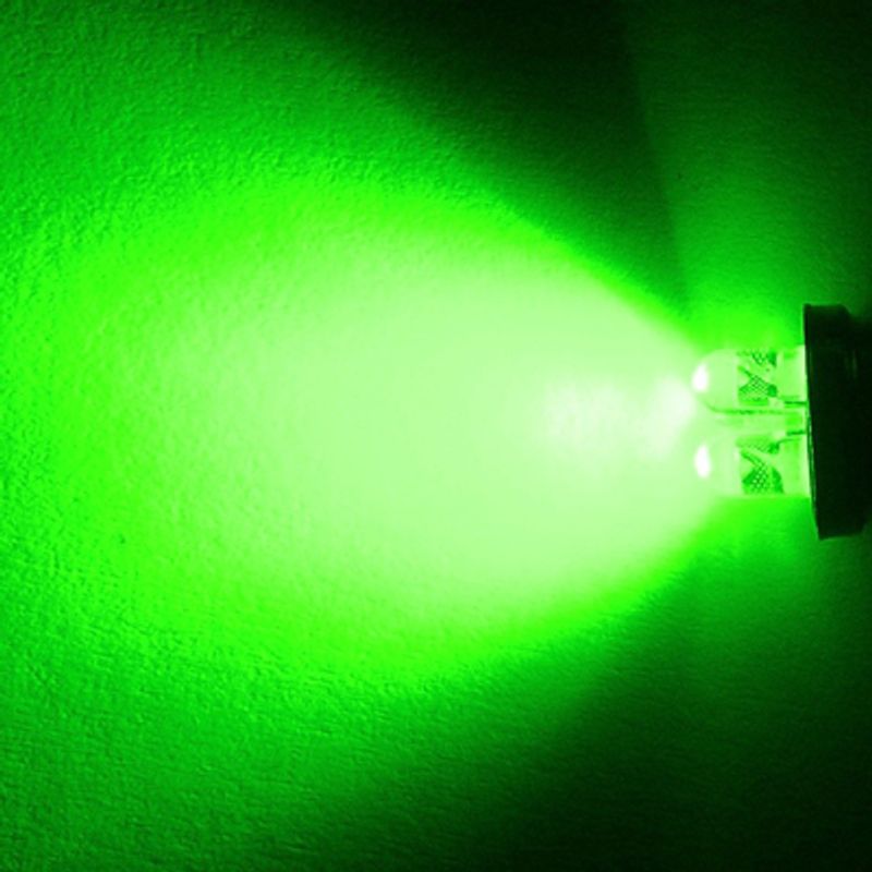 BA9s grønn 4xLED parklys 12V 2 stk.