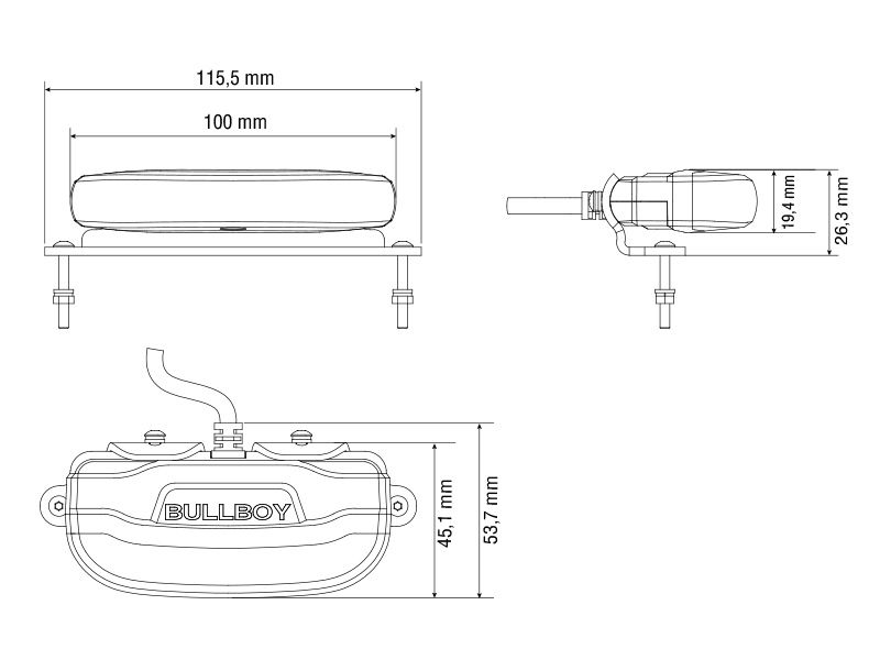 Bullboy Proline mini lav 12V 24V