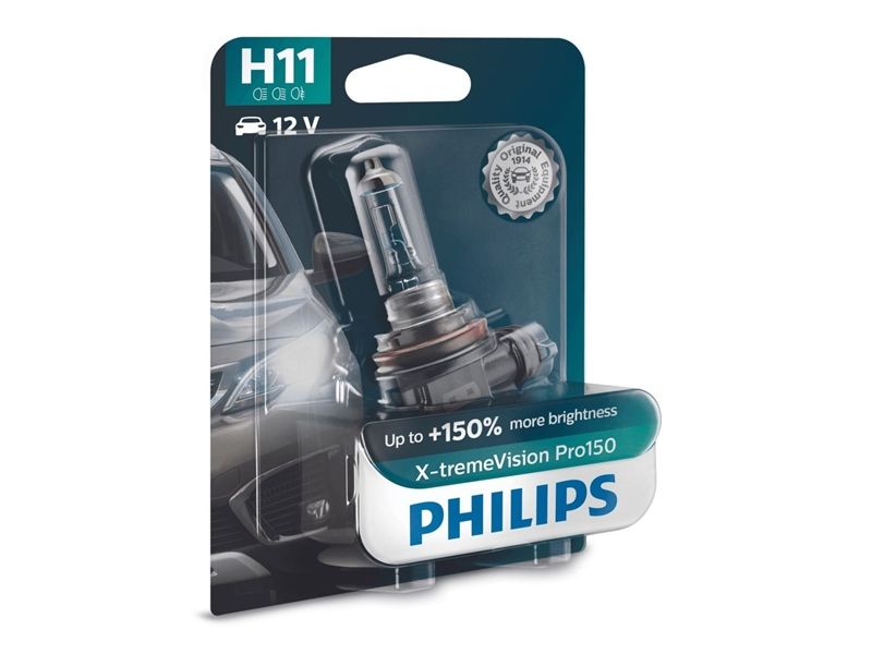Philips 12V H11 X-tremeVision Pro150%