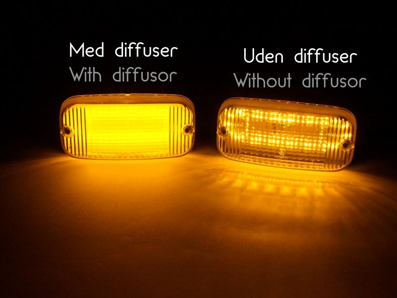 Diffuser til Talmu kjørelys lampe