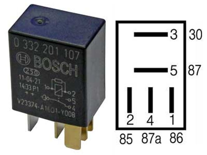 Hovedbilde Bosch 12V 10/30A 5-p ...